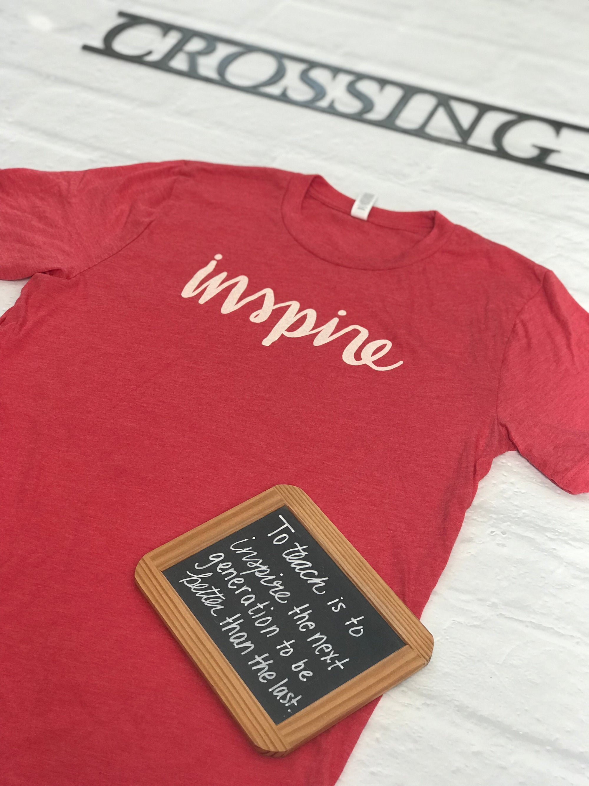 "Inspire" shirt for Educators