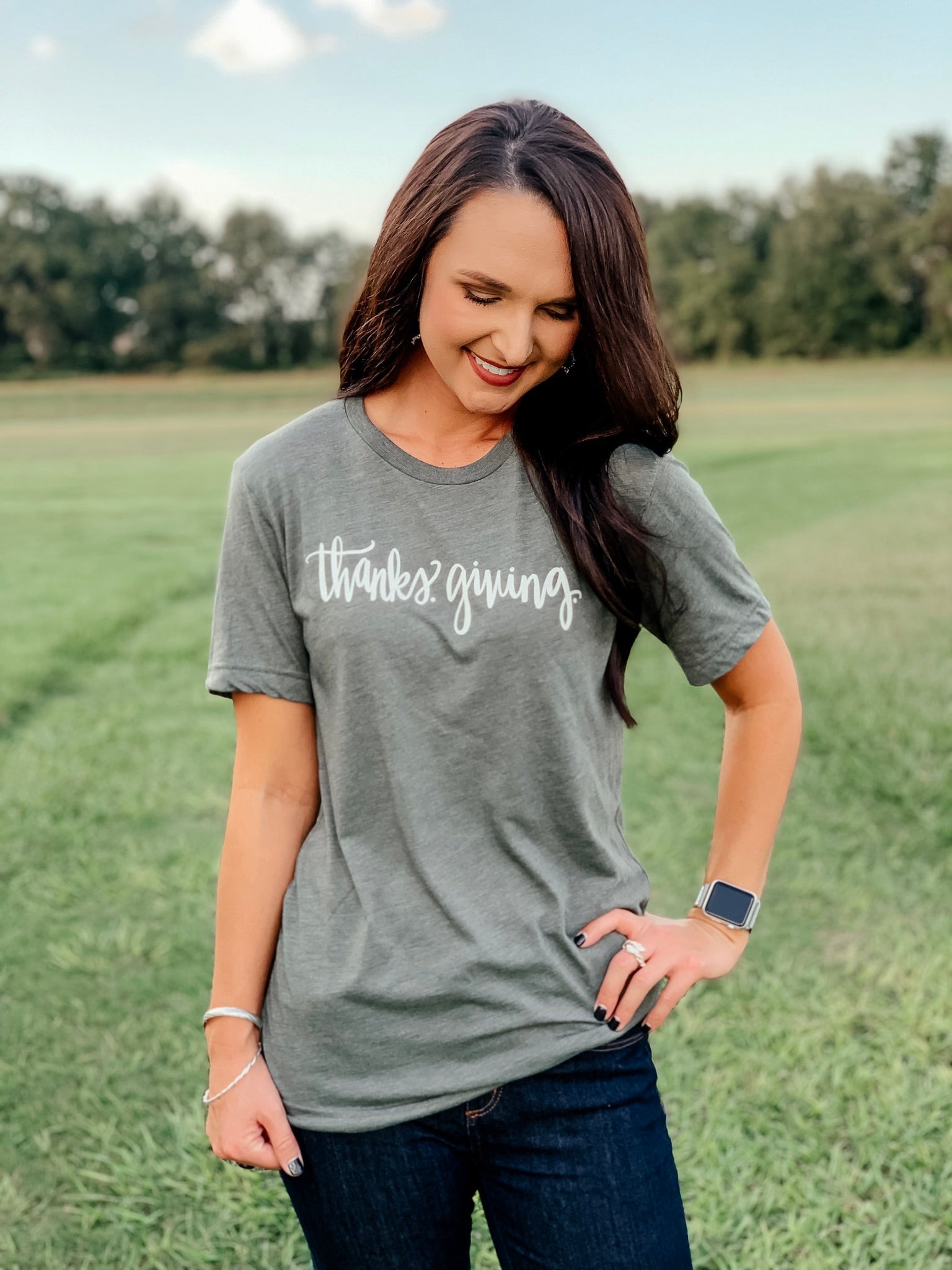 Thanks. Giving. Triblend T