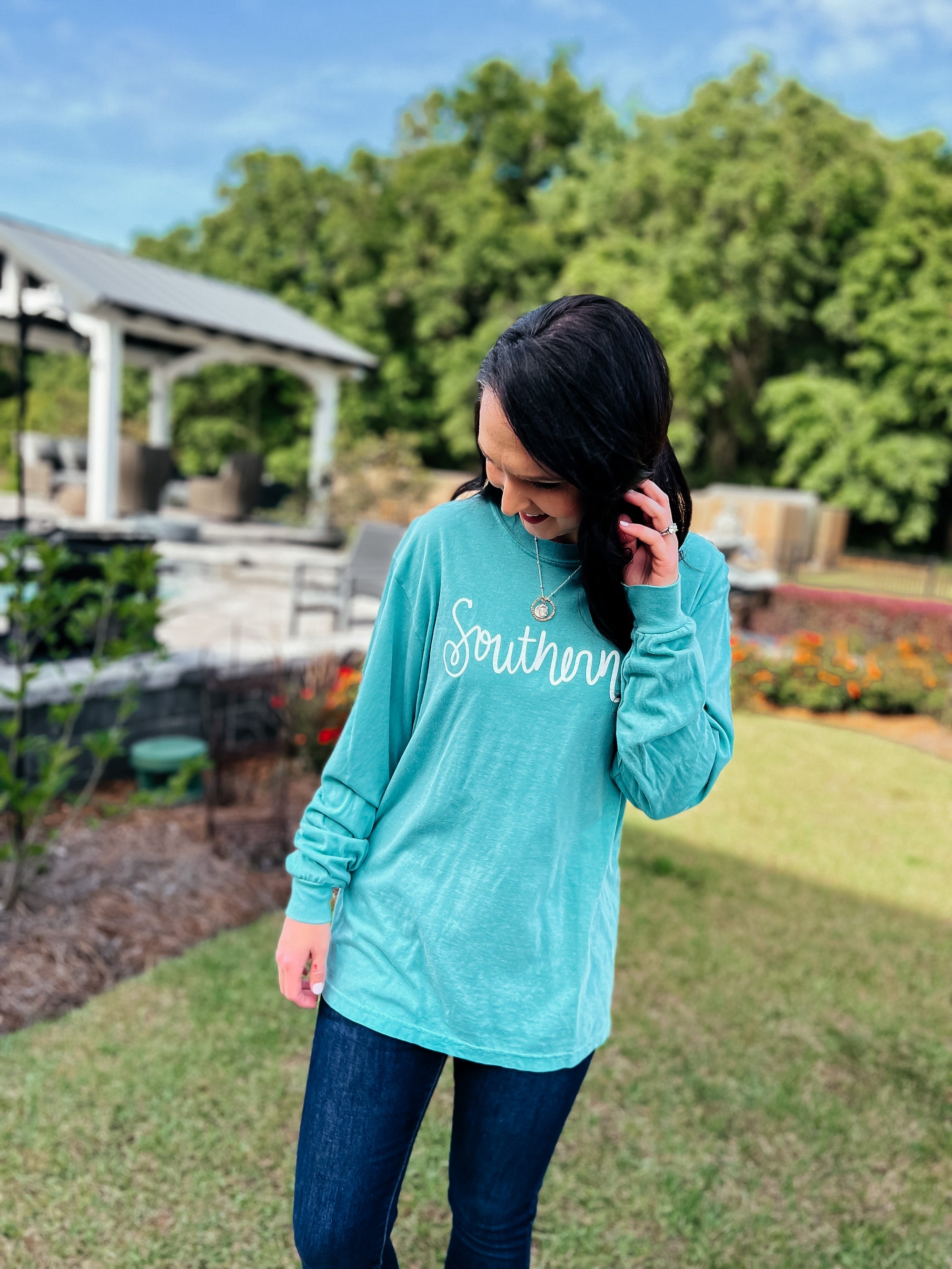 Southern - Long sleeve T - Limited Edition Teal