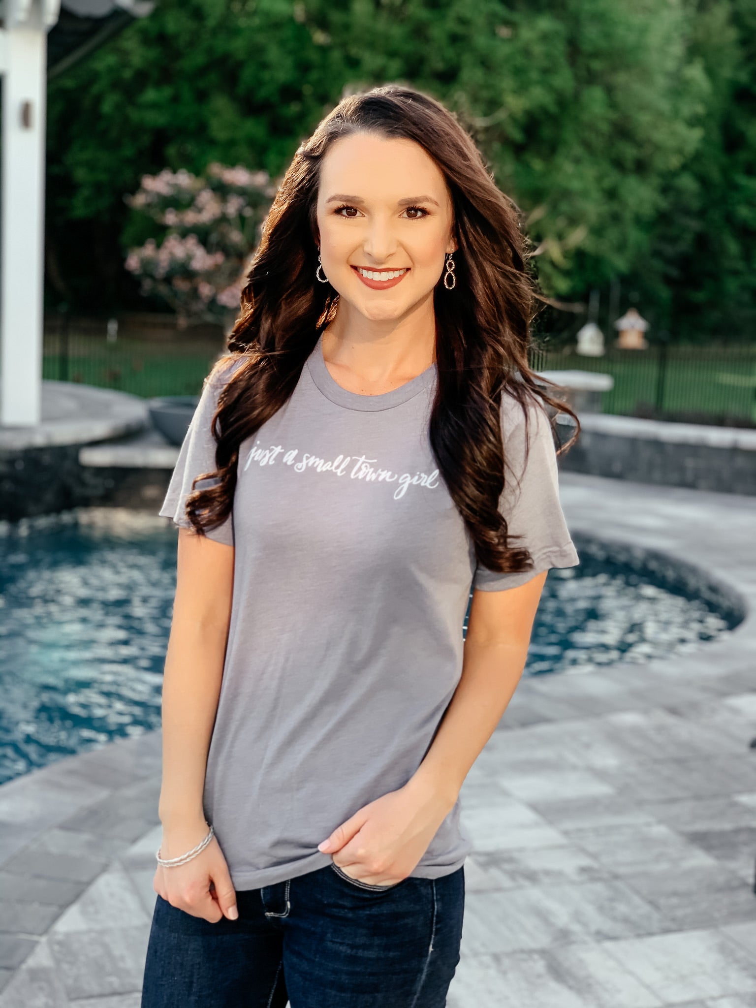 "Just a Small Town Girl"  Triblend T