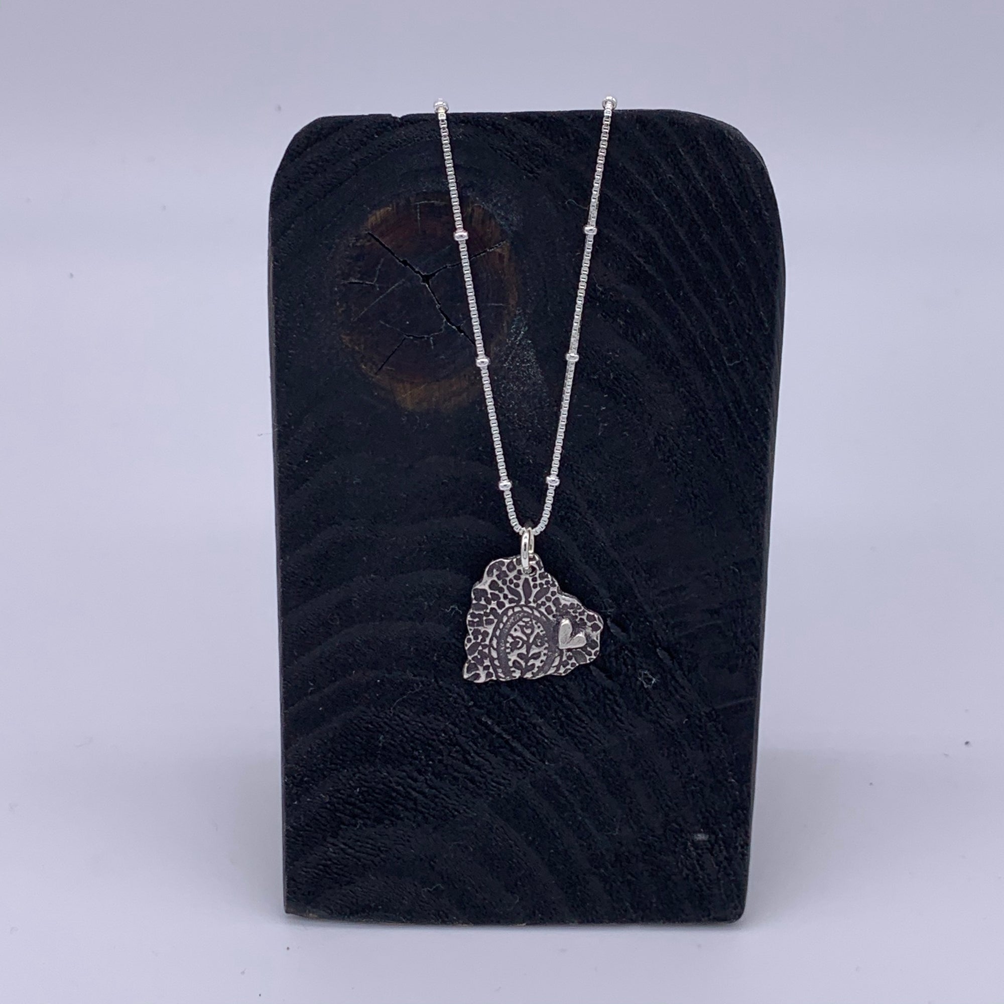 In My Heart Pendant Necklace - Sterling Silver