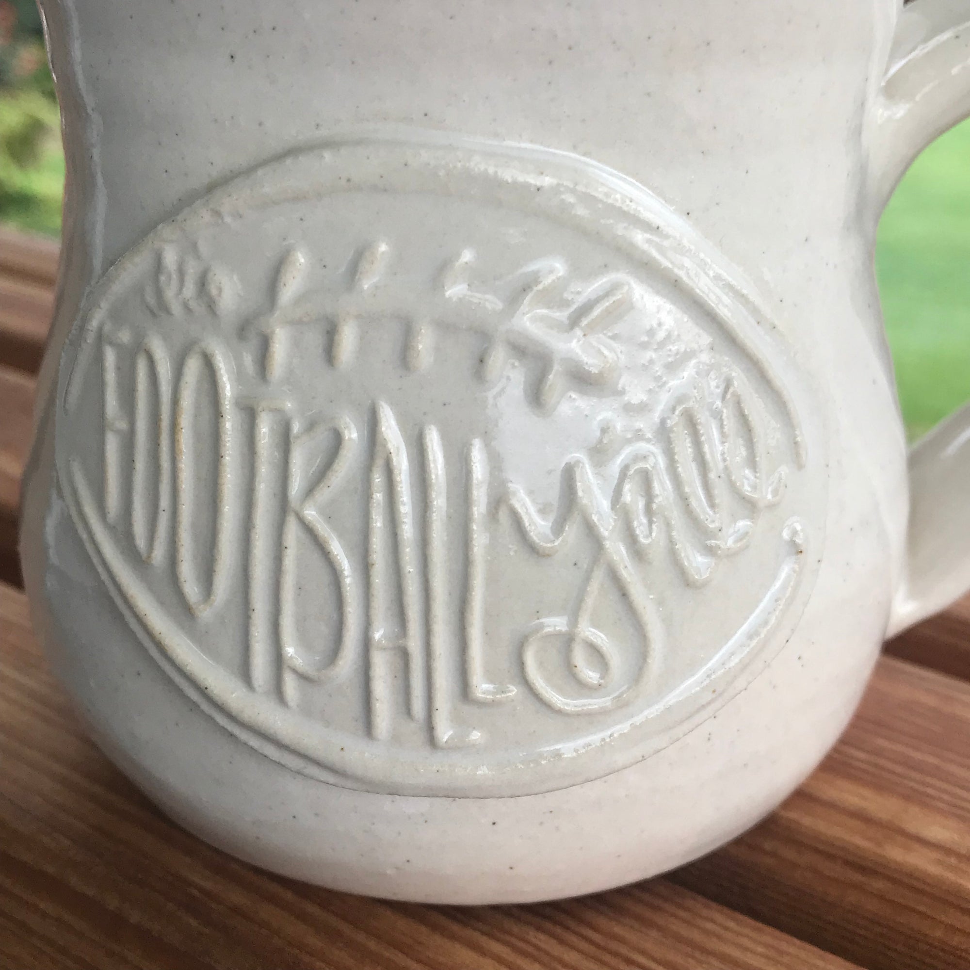"It's Football Y'all" Handcrafted Pottery Mug